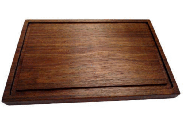 tabla de corte premium de madera de tzalam mediana